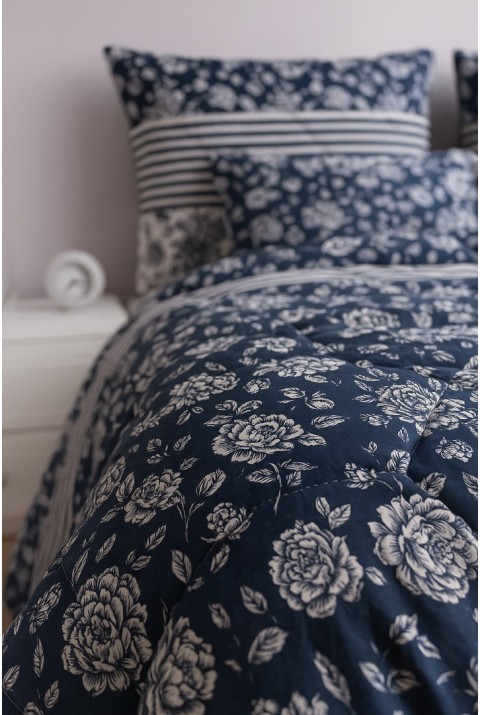 Cayprus Tek Kişilik Kapitone Dolgulu Pike 4 Mevsim Petek Dsn |Yastık Kılıfı Hediye| 160x230cm