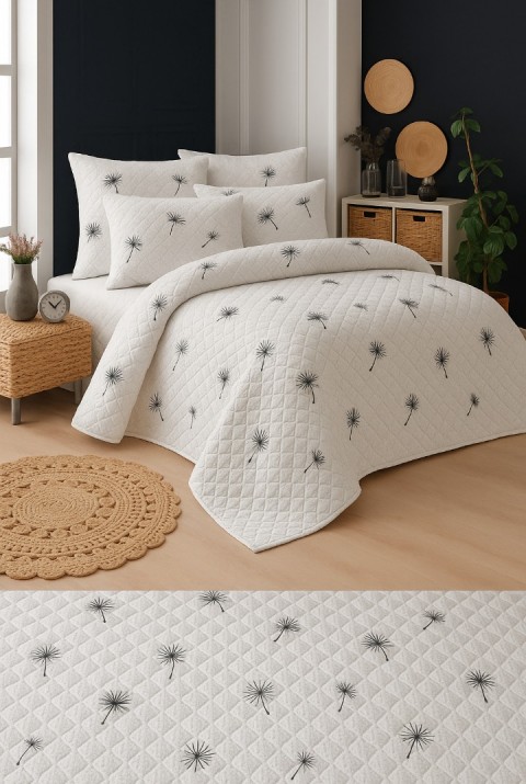 İbiza Çift Kişilik Kapitone Dolgulu Pike 4 Mevsim Baklava Dsn |Yastık Kılıfı Dahil| 200x230cm