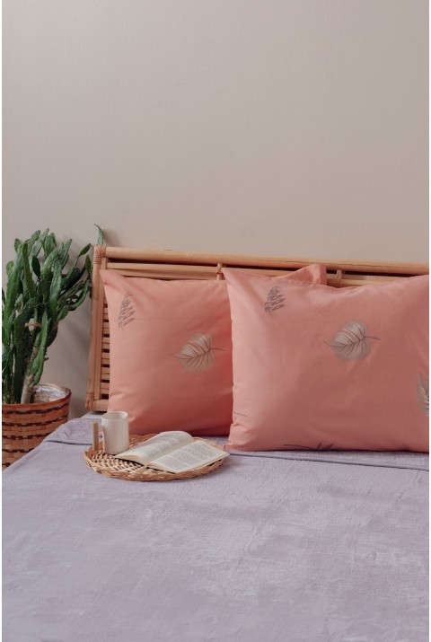 2'li Portakal Çiçeği Desenli Yastık Kılıfı Pamuk Polyester Kolay Ütülenir 50x70  50 x 70  PORTAKAL ÇİÇEĞİ