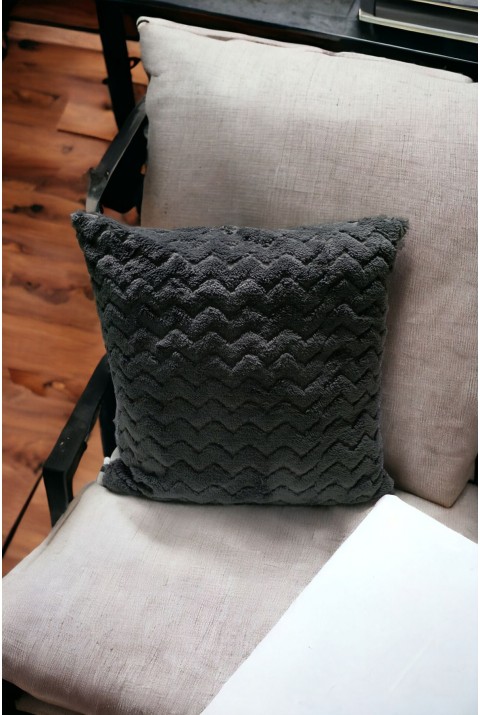 Bohem 4'Lü Dekoratif Yastık Kılıfı Kırlent Kılıfı 43X43 Cm Antrasit  43 x 43  Antrasit1