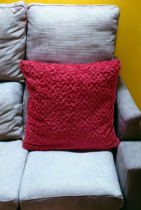 Bohem Dekoratif Yastık Kılıfı Kırlent Kılıfı 43x43 Cm Bordo Otantik Dsn  43 x 43  Bordo