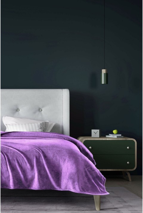Deluxe Wellsoft Tv Battaniyesi Lila Tek Kişilik Battaniye 150x200 Cm 150 x 200 150 x 200  Lila