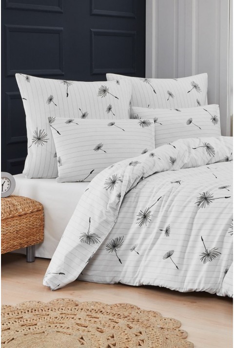 Ibiza Tek Kişilik Nevresim Seti Çarşafsız  160 x 220  Beyaz