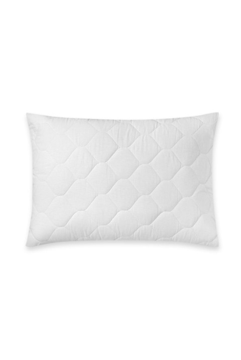 Kapitone Eko Pamuklu Kapaklı Yastık Koruyucu Kılıf 50x70 cm  50 x 70  Beyaz