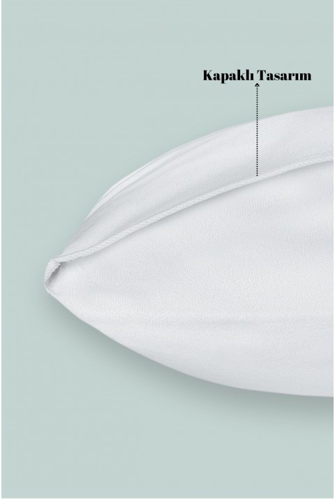Micro Classic 4'lü Sıvı Su Geçirmez Kapaklı Yastık Koruyucu Alezi 50x70 Cm  50 x 70  Beyaz