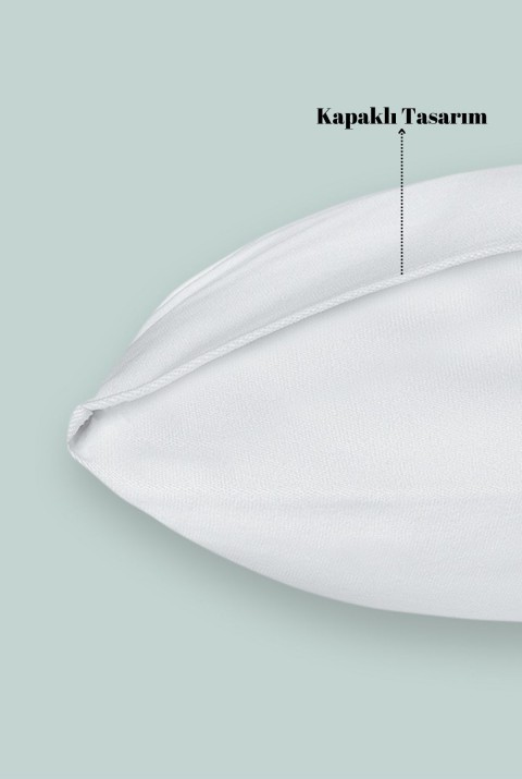 Micro Classic 4'lü Sıvı Su Geçirmez Kapaklı Yastık Koruyucu Alezi 50x70 Cm  50 x 70  Beyaz