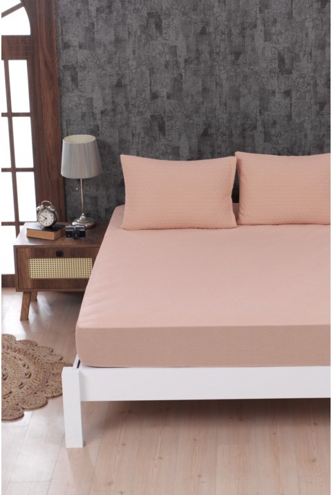 Premium Pamuklu Rose Çarşaf Petek Kabartma 160 x 200 160 x 200  Rose