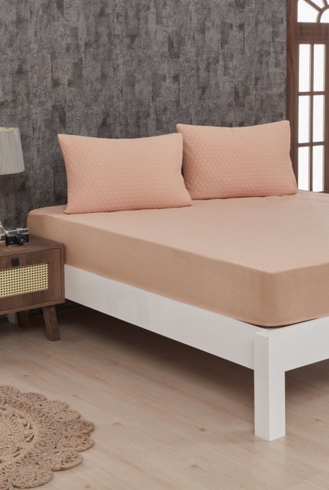Premium Pamuklu Rose Çarşaf Petek Kabartma 160 x 200 160 x 200  Rose