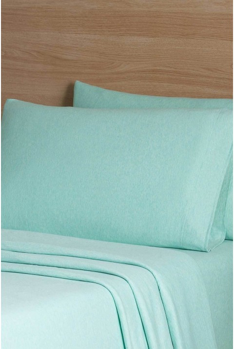 Roza Bebek Çocuk Lastikli Penye Çarşaf Mint  60 x 120  Mint