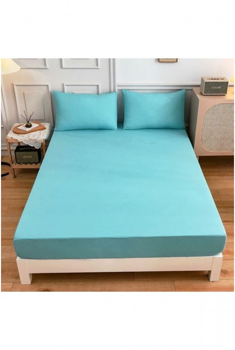 Roza Çift Kişilik Lastikli Penye Çarşaf Mint Yeşili Çift Kişilik 140 x 200  Mint Yeşili