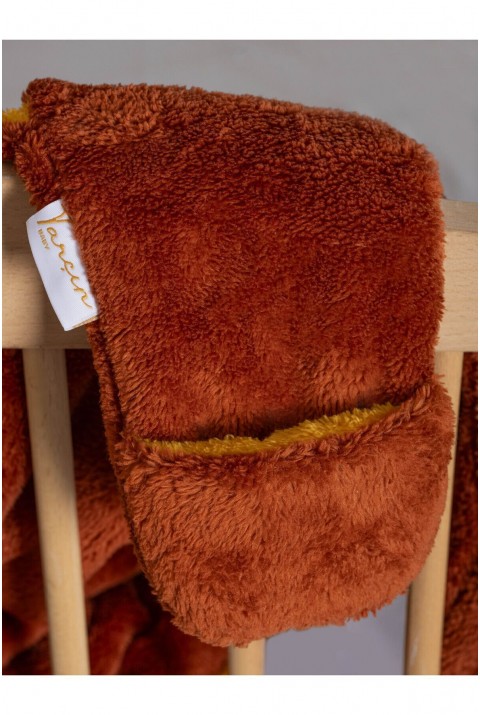 TARÇIN BABY WELLSOFT YENİ DOĞAN BEBEK DIŞ KUNDAK UYKU TULUMU KİREMİT 0-3 AY  Erkek KİREMİT