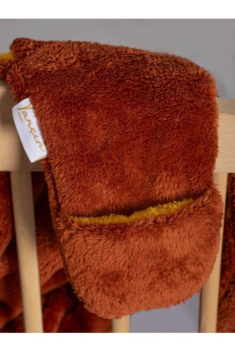 TARÇIN BABY WELLSOFT YENİ DOĞAN BEBEK DIŞ KUNDAK UYKU TULUMU KİREMİT 0-3 AY  Erkek KİREMİT