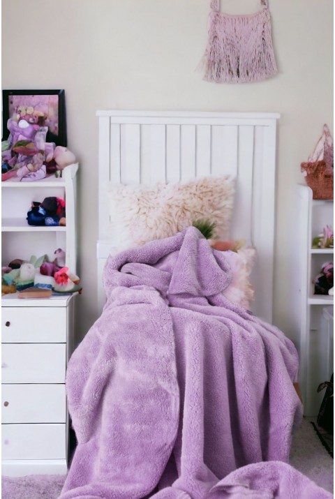 Tiny Wellsoft Bebek - Çocuk Battaniyesi Lila 100x100 Cm Tek Ebat 100 x 100  Lila